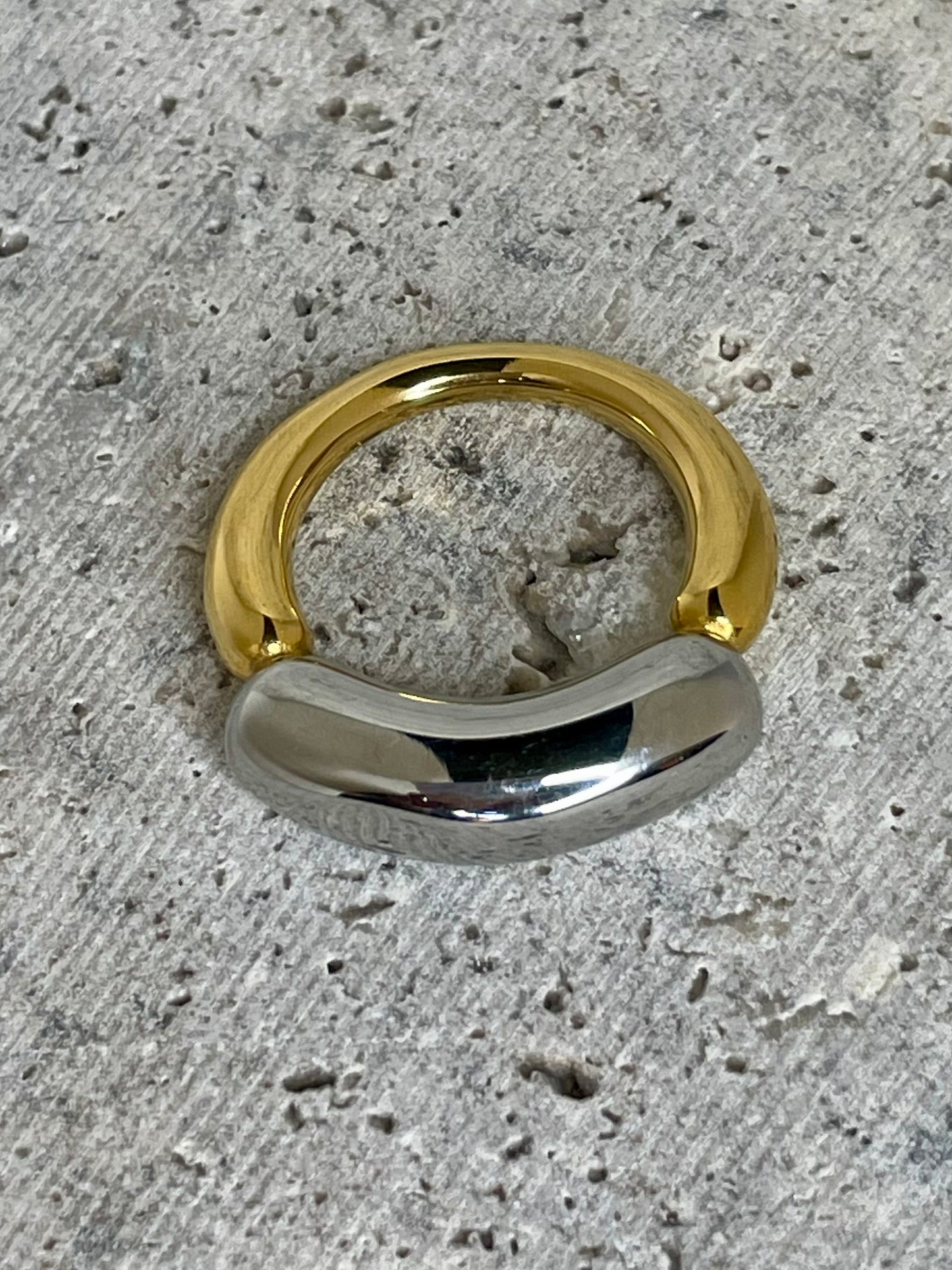 Two Tone Statement Ring